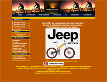 Tablet Screenshot of jeepbicycles.com